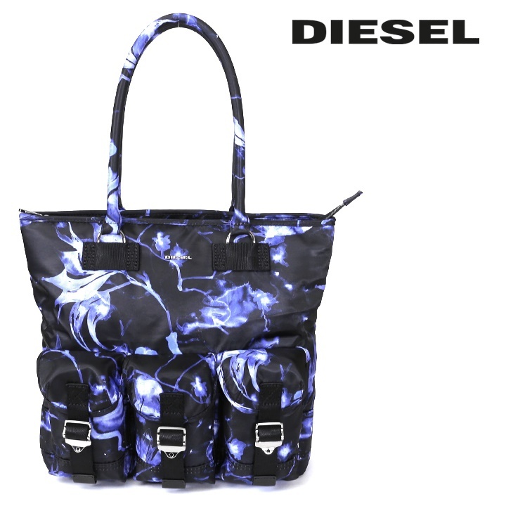 DIESEL（ディーゼル） トートバッグ 鞄 レディース 総柄 デニム裏地
