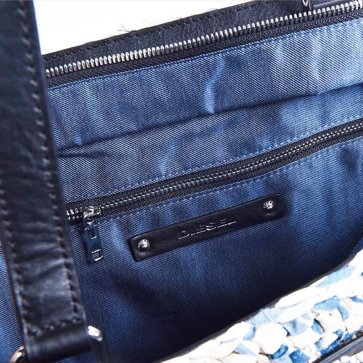 DIESEL ディーゼル かごバッグ 鞄 レディース ペーパー×デニム