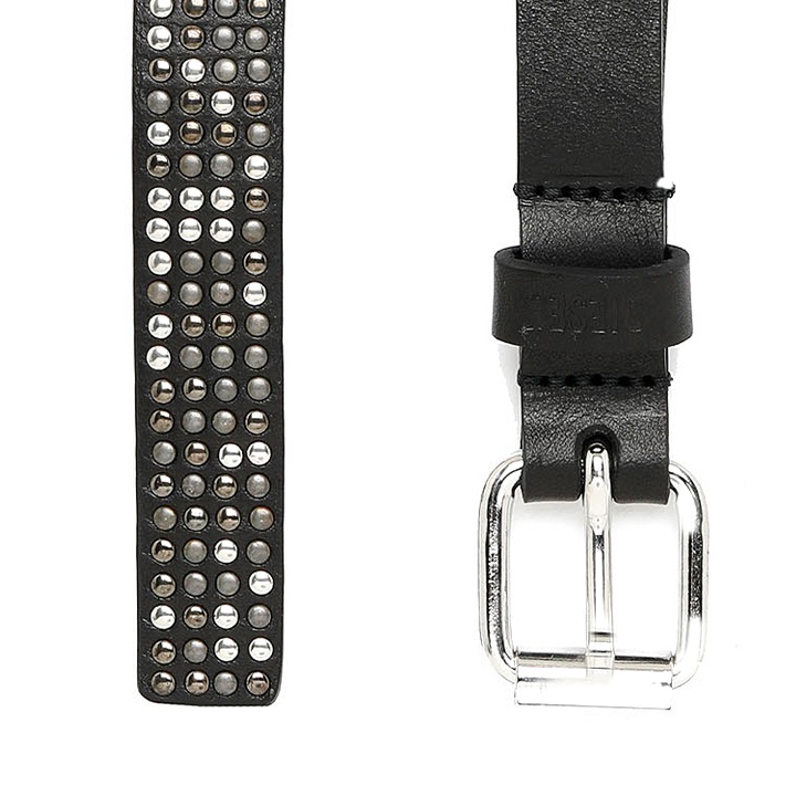 DIESEL（ディーゼル） レザーナローベルト レディース 牛革 本革