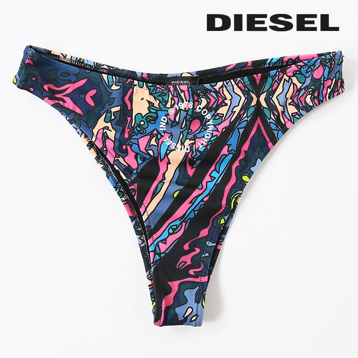 DIESEL>>ディーゼル カミーユ ウルトラ ビキニ ボトム CAMILLE-UTLT Metallic bikini bottoms｜ゴールド｜ウィメンズ