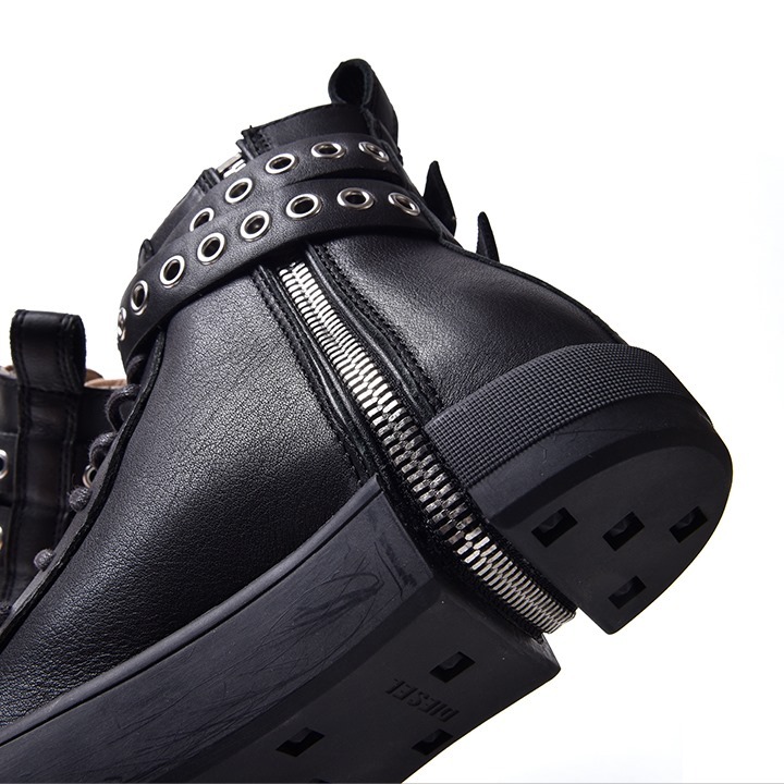 DIESEL（ディーゼル） ハイカットスニーカー 靴 レディース 牛革 本革