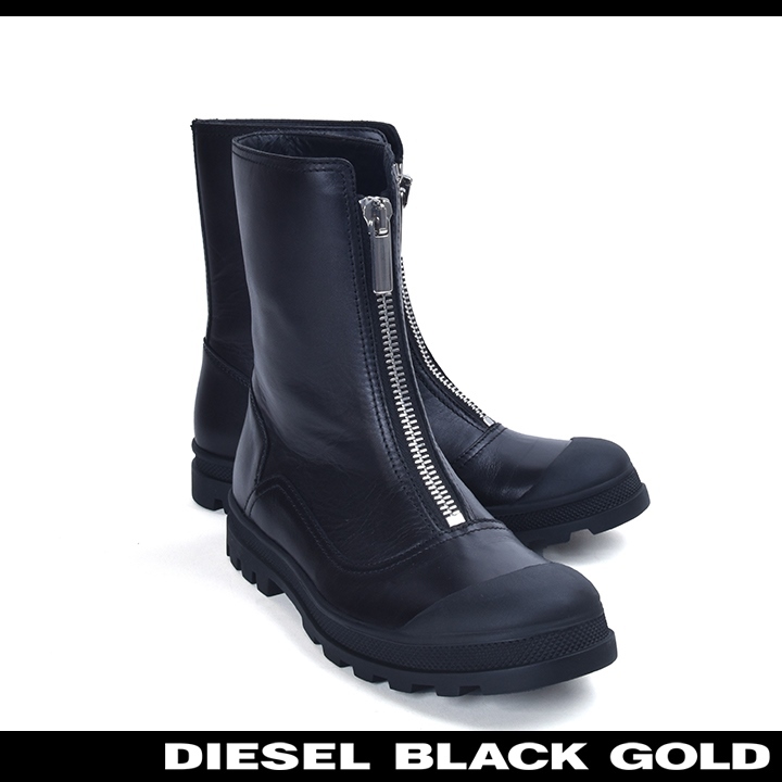 ディーゼルブラックゴールド DIESEL BLACK GOLD レザーブーツ