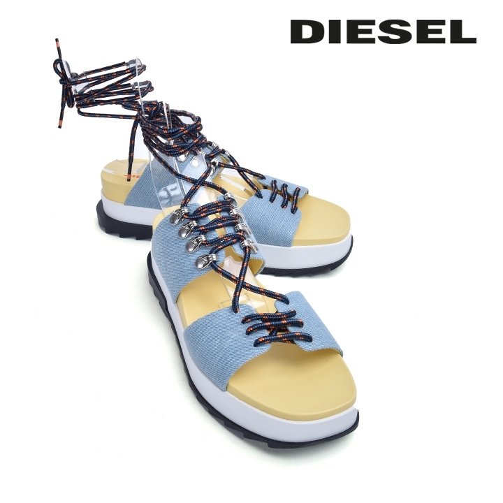 ディーゼル DIESEL 厚底サンダル シューズ 靴 レディース デニム