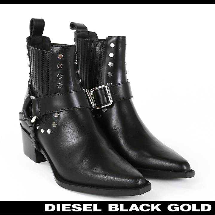 ディーゼルブラックゴールド DIESEL BLACK GOLD ハーネスブーツ 靴