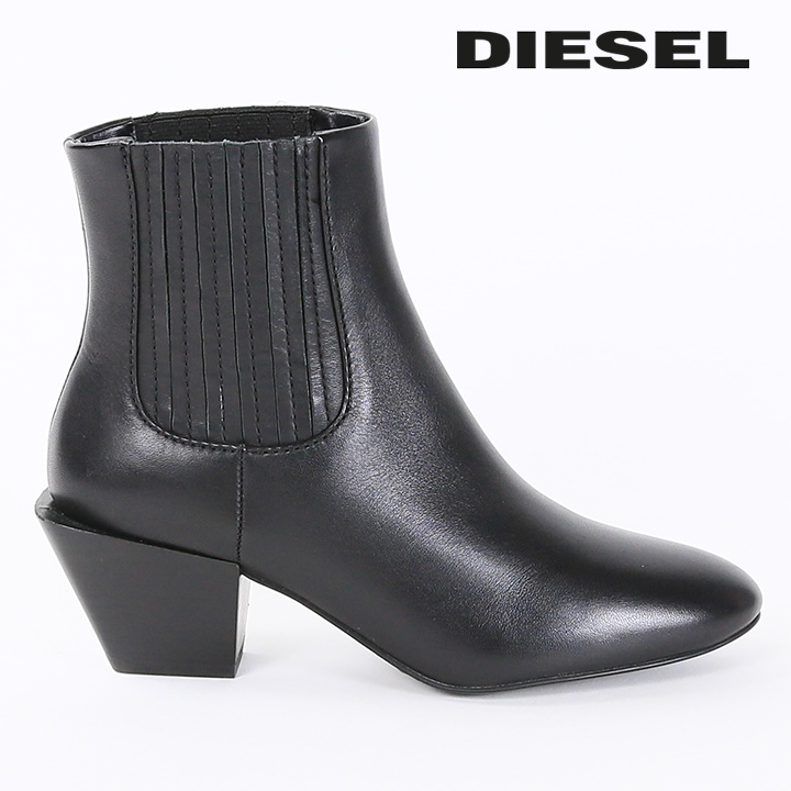 DIESEL ディーゼル カーフレザーチェルシーブーツ 靴 レディース