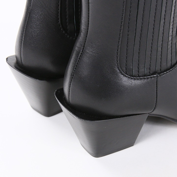 【良品】DESEL ディーゼル　ヴィンテージ加工　サイドゴア　アンクルブーツ　黒 D-SANTIAGO BT（MEN）: レザーアンクルブーツ｜ディーゼル