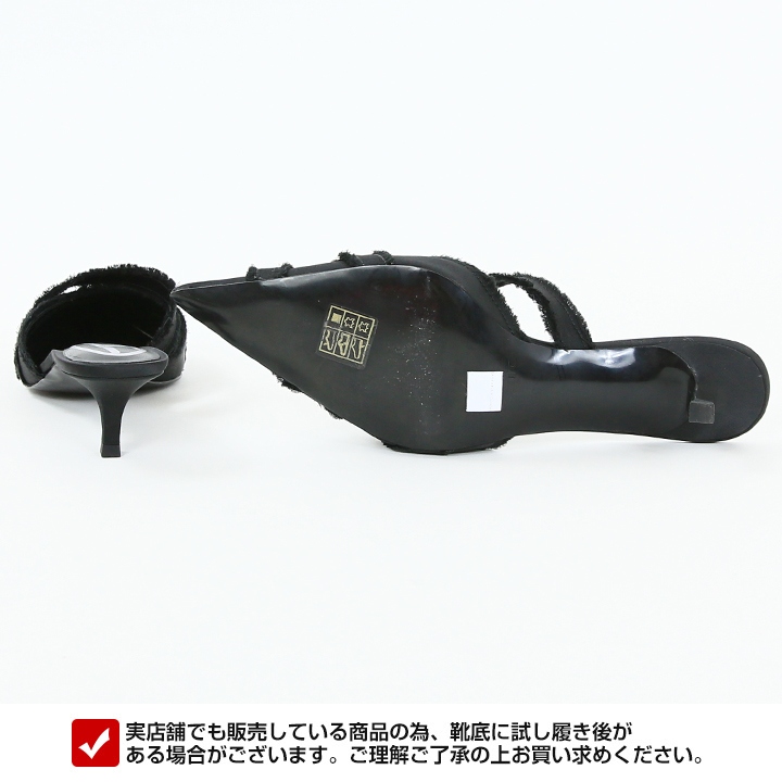 DIESEL（ディーゼル） キトンヒールミュール 靴 レディース ダメージ