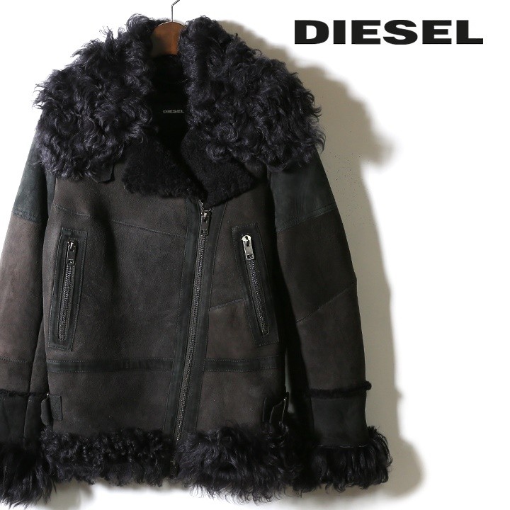 ディーゼル DIESEL レザージャケット レディース 羊革 本革