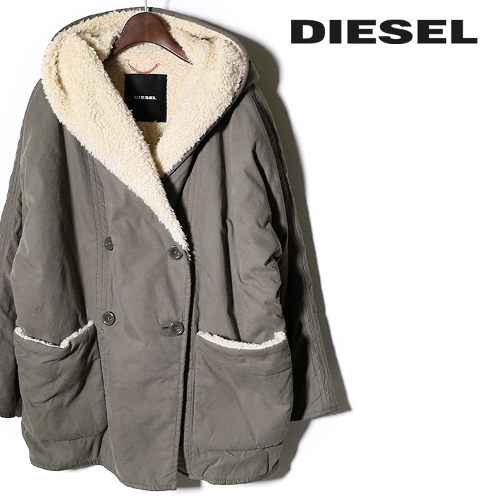 ディーゼル DIESEL 裏ボアジャケット レディース モコモコ 防寒