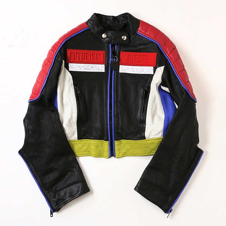 【美品】DIESEL ディーゼル テーラードレザージャケット　羊革 楽天市場】ディーゼル レザージャケットの通販