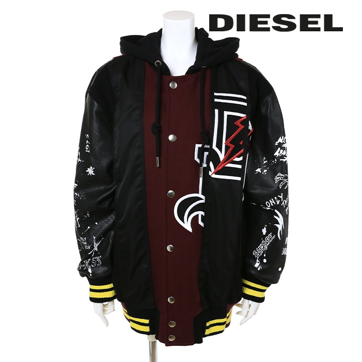 ディーゼル DIESEL 中綿スタジアムジャンパー レディース ミックス