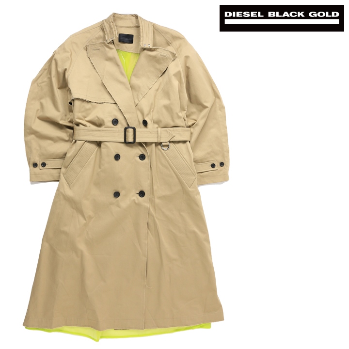 ディーゼルブラックゴールド DIESEL BLACK GOLD トレンチコート 