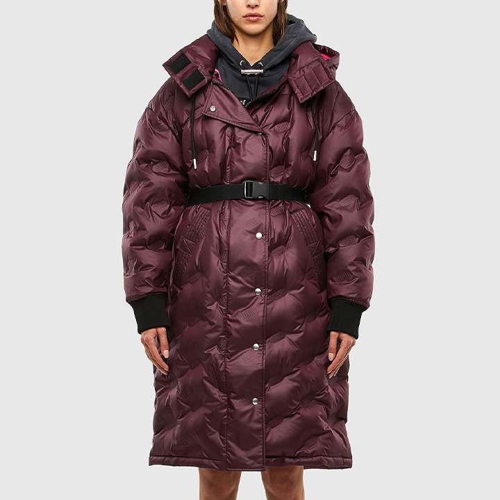 DIESEL　ロングダウンコート DIESEL（ディーゼル）の「レディース ロング ダウンジャケット
