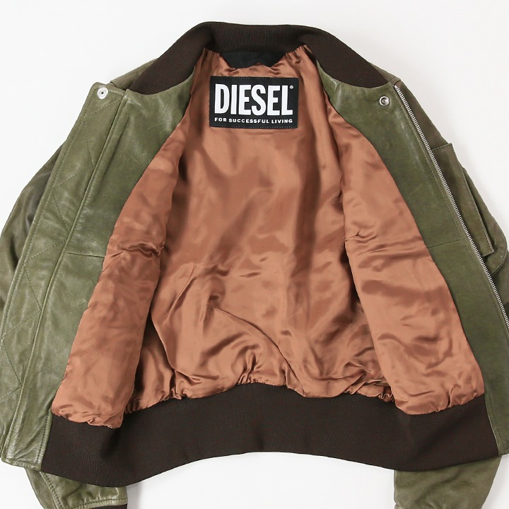 稀少XLサイズ！現行 2way DIESEL シングルライダース レザー