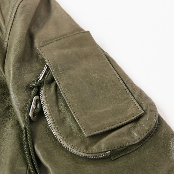 DIESEL ディーゼル レザーボンバージャケット レディース 羊革