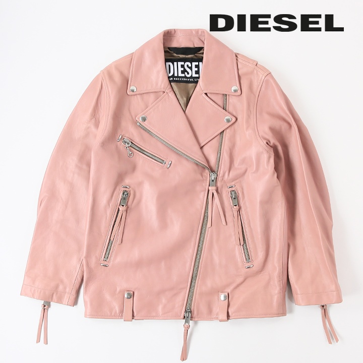 DIESEL ダブル ライダース ジャケット レディース DIESEL - DIESEL ディーゼル ダブルライダースジャケット