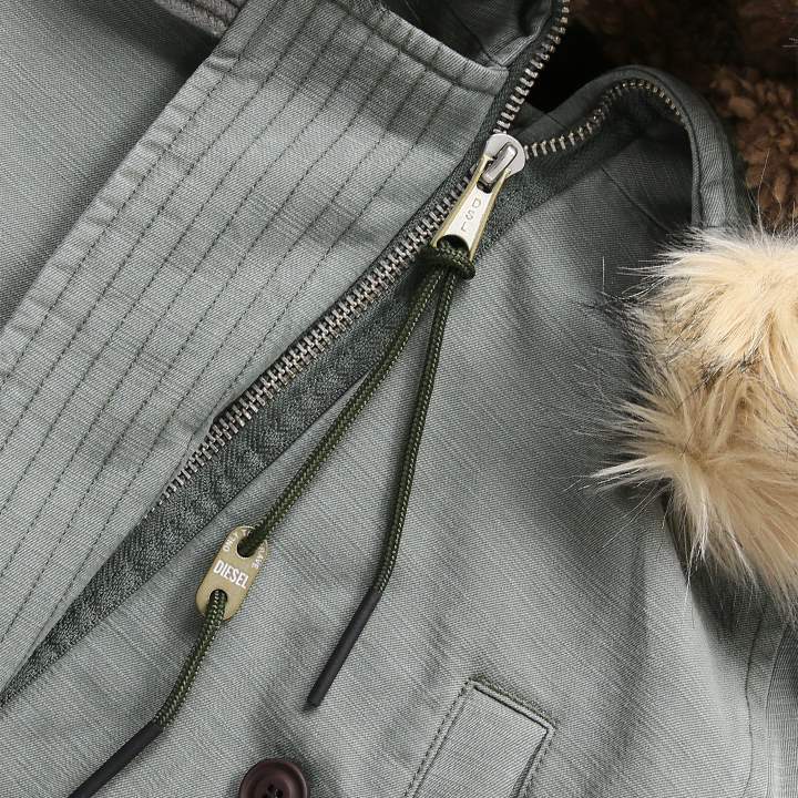 DIESEL（ディーゼル） 中綿ジャケット レディース フェイクファー