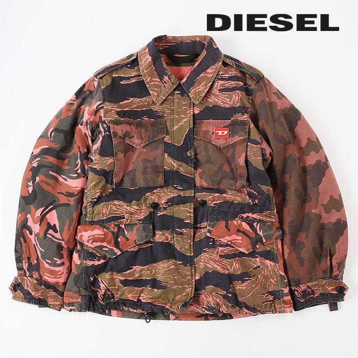 ディーゼル DIESEL ミリタリーブルゾン ジャケット レディース 迷彩柄 カモフラ柄 ロゴピンバッジ ライナー付き ヴィンテージ感 W-CLEA  : die-l-o-e8-014 : 買っCiao!トゥット トゥット - 通販 - Yahoo!ショッピング