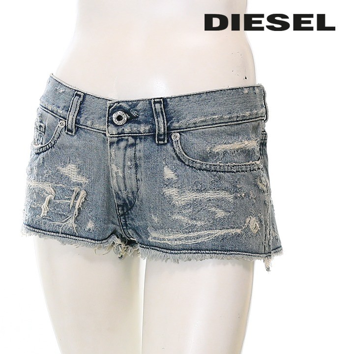 激安単価で diesel デニムショートパンツ ホットパンツ