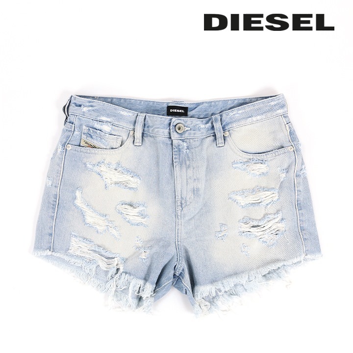 ディーゼル DIESEL デニムショートパンツ レディース クラッシュ