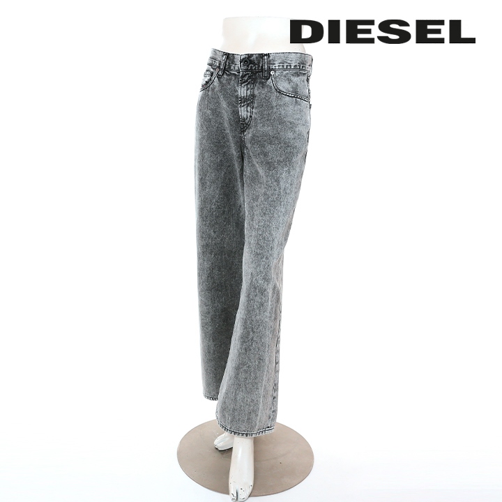 Diesel レディースヴィンテージ加工 ワイドデニム DIESEL ディーゼル デニムベルトスカート レディース