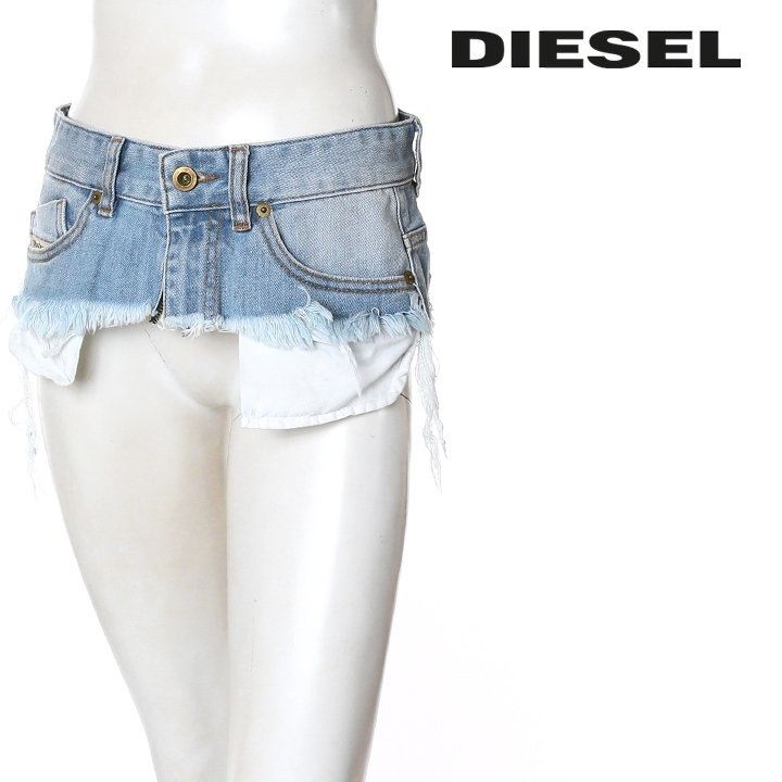 ディーゼル DIESEL デニムベルトスカート レディース ヴィンテージ