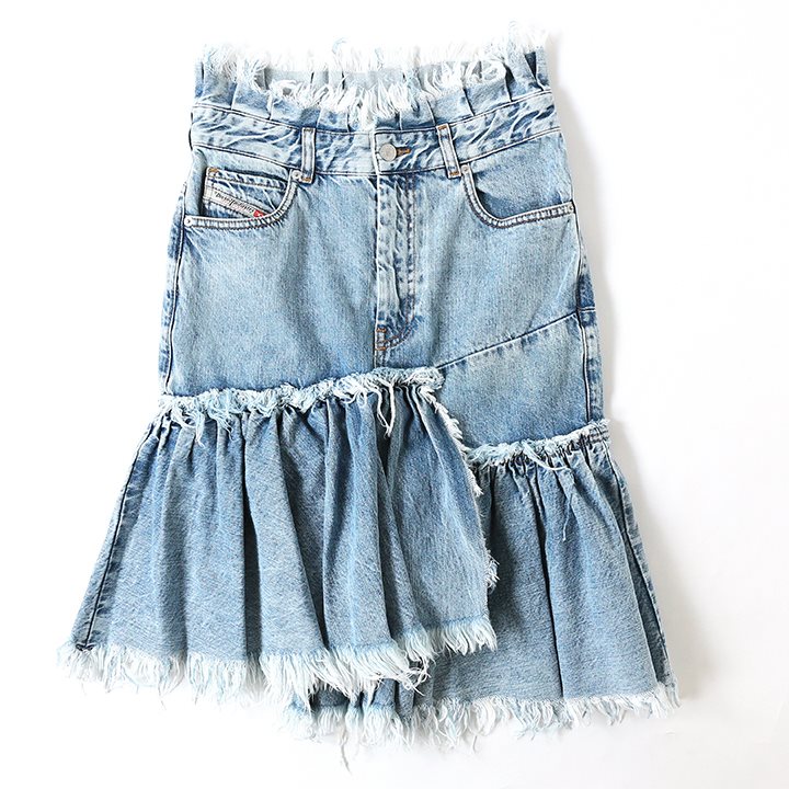 DIESEL（ディーゼル） デニムスカート レディース アシンメトリー