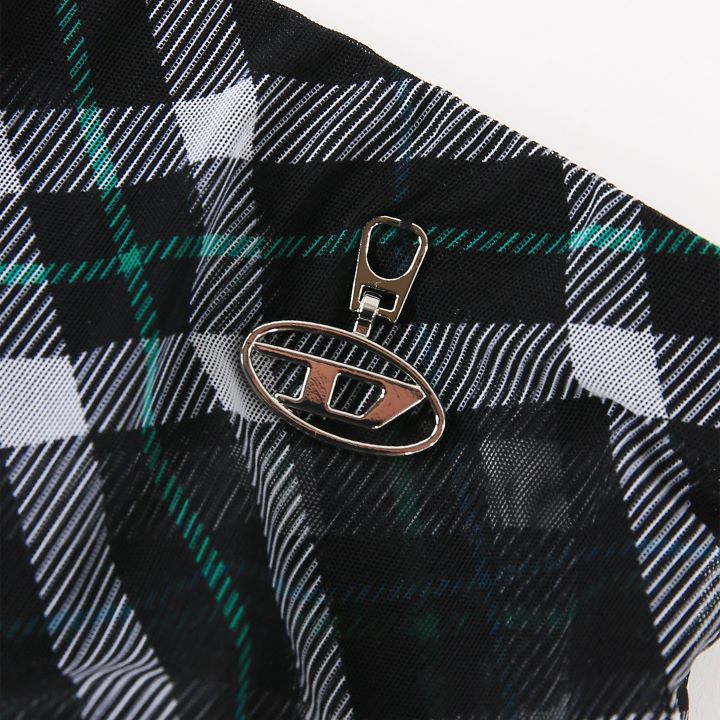 DIESEL ディーゼル シースルーシフォンミニスカート レディース