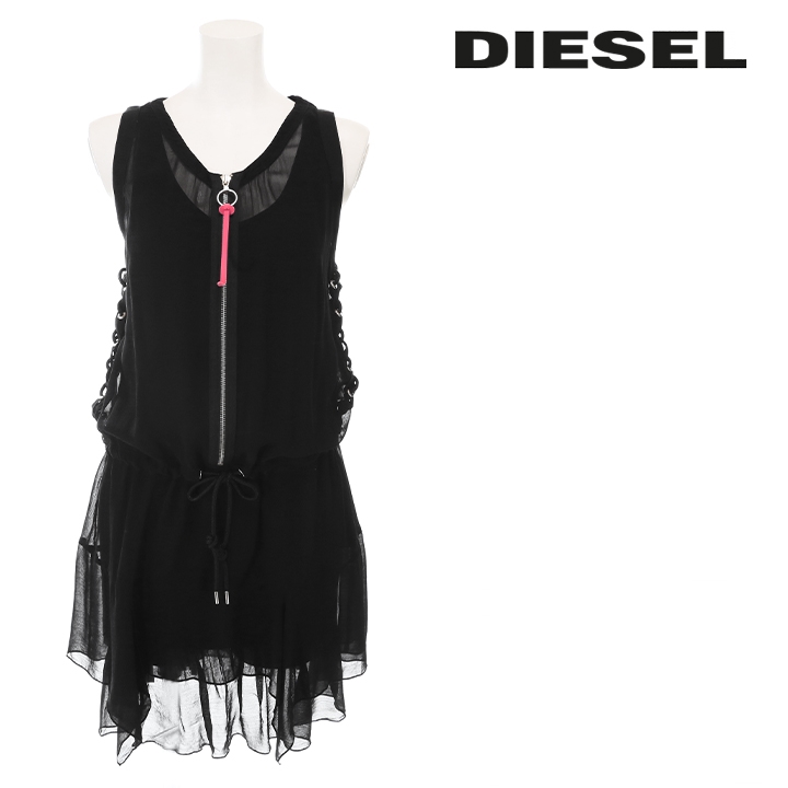 DIESEL ディーゼル ミニノースリーブワンピース レディース