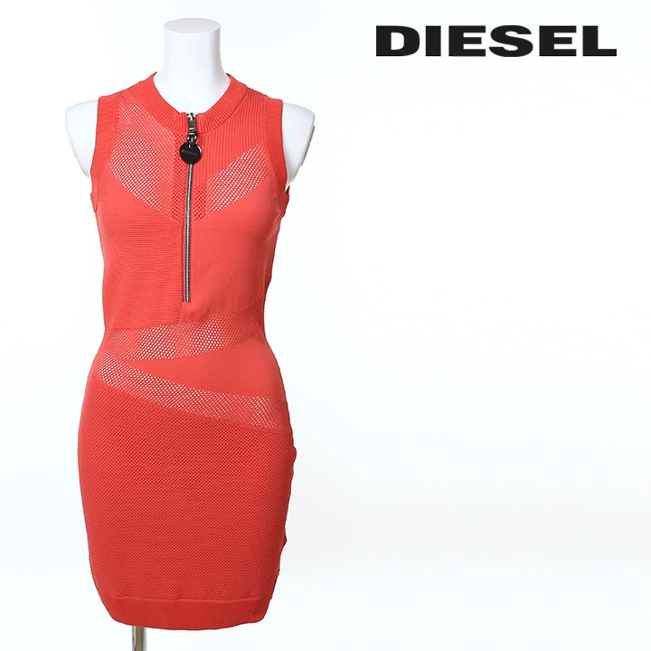 DIESEL ディーゼル ミニノースリーブワンピース レディース