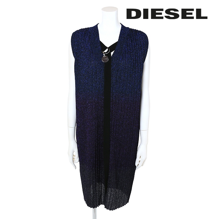 ディーゼル DIESEL ノースリーブニットワンピース レディース