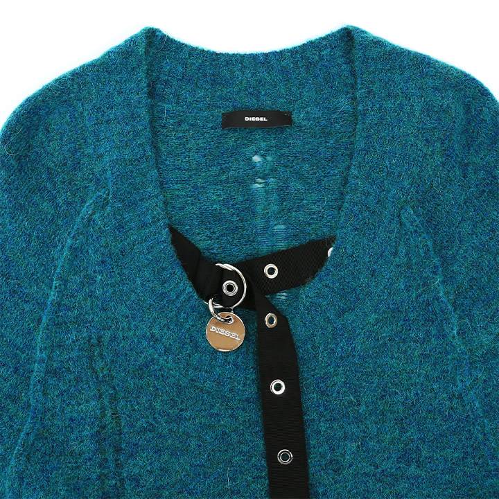 DIESEL◆M-MARIKAX/クラッシュ加工ニット/XXS/ナイロン/アルパカ混/ディーゼル DIESEL([イリョウ/フクショク]ディーゼル) / M-MARIKAX