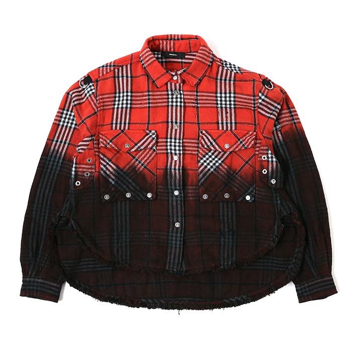 DIESEL ディーゼル 長袖シャツ ブラウス レディース クラッシュ