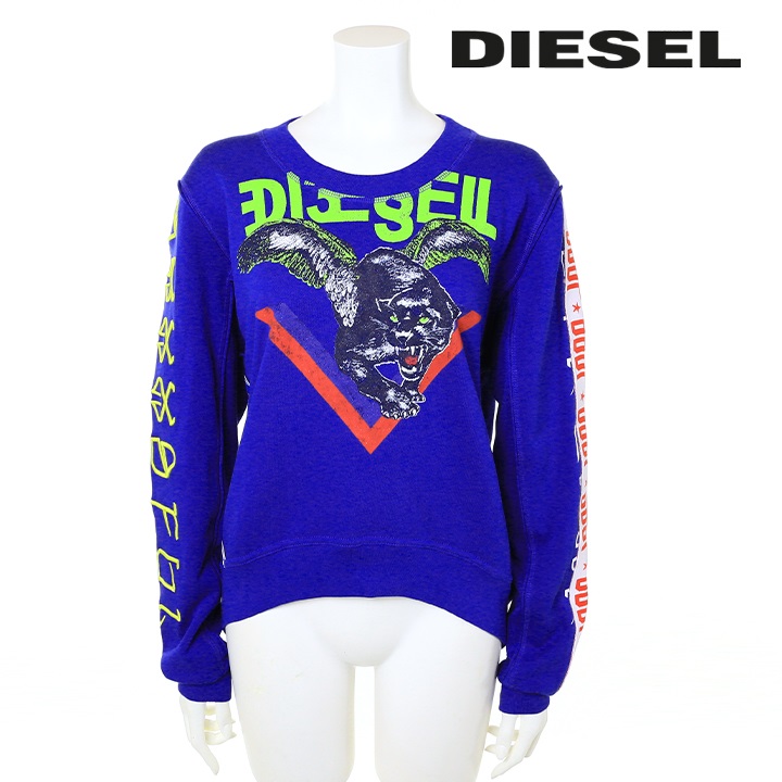 ディーゼル DIESEL スウェットシャツ トレーナー レディース バック