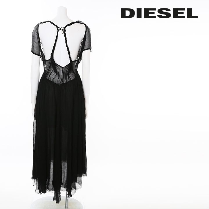 ディーゼル DIESEL シフォンマキシワンピース レディース バック