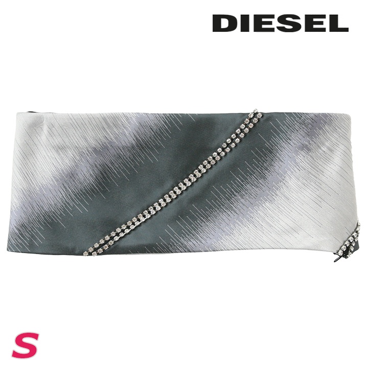 ディーゼル DIESEL チューブトップ バンドゥトップ レディース ラインストーン装飾 ジャカード織 T-MARDEN DIESEL ディーゼル チューブトップ バンドゥトップ レディース