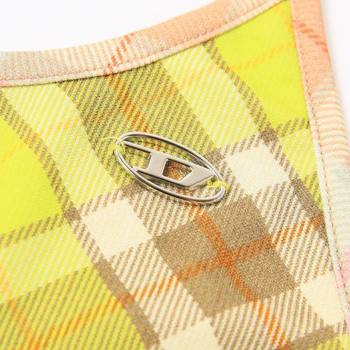 DIESEL ディーゼル マキシワンピース レディース チェック柄