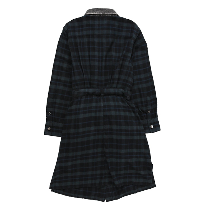 DIESEL ディーゼル 長袖フランネルシャツワンピース レディース