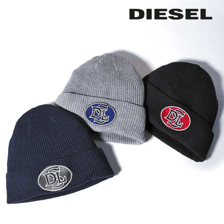 DIESEL ディーゼル ニットキャップ 帽子 メンズ レディース 男女