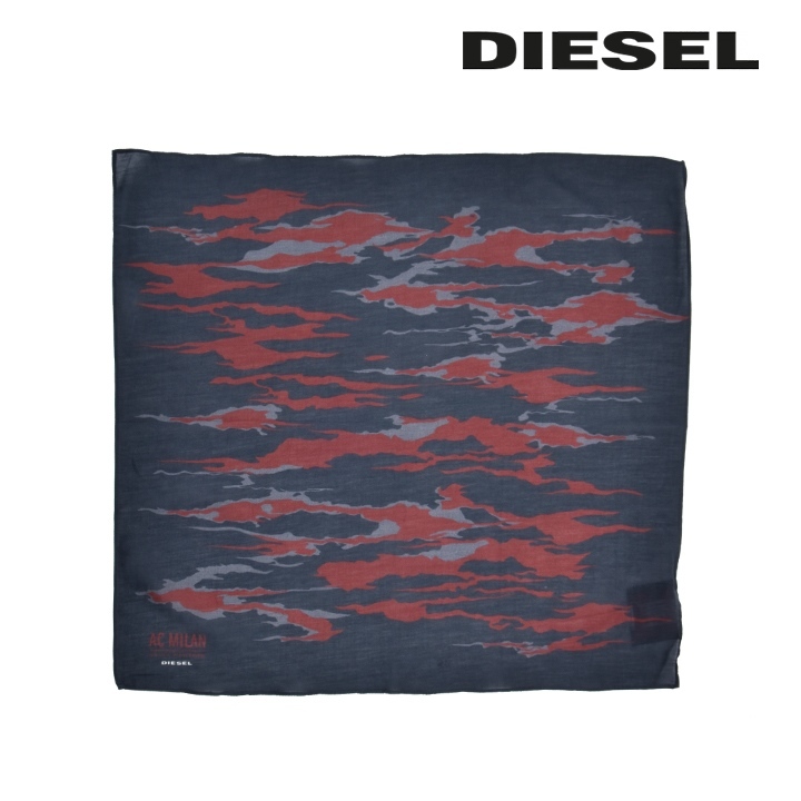 DIESEL（ディーゼル） バンダナ スカーフ メンズ ACミランコラボ 