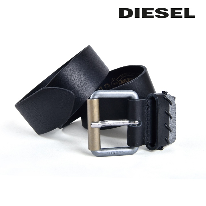 DIESEL ブラック 本革 ベルト 80/31 X08881_P1913_T8013_E.jpg