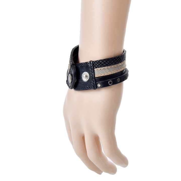 DIESEL（ディーゼル） レザーブレスレット メンズ 牛革 本革 