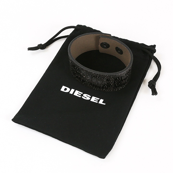 DIESEL バングル　ヴィンテージ加工 DIESEL ディーゼル レザーブレスレット メンズ レディース 男女