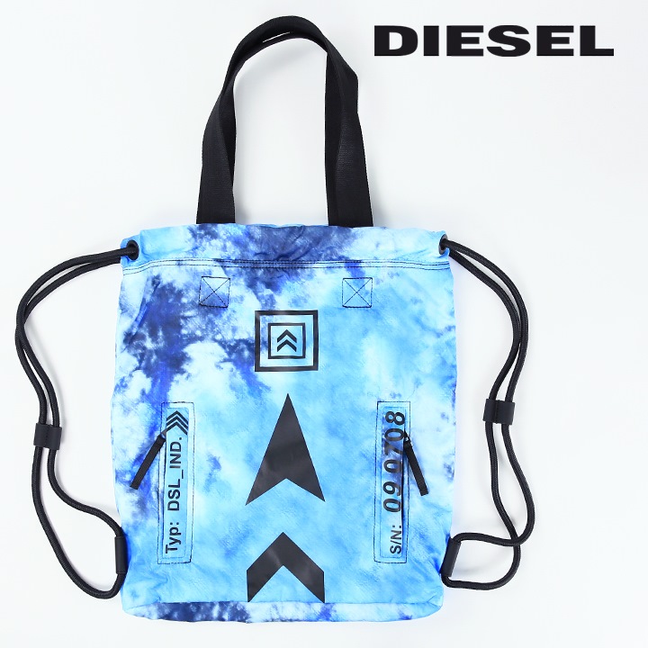 ディーゼル DIESEL トートバッグ 鞄 メンズ レディース 男女兼用 タイダイ柄プリント 2WAY ナップサック MAUY