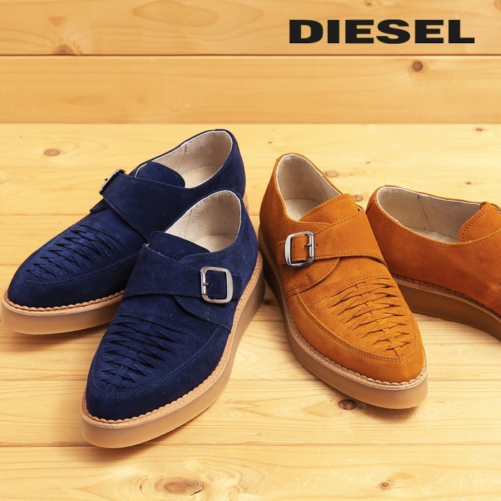 ディーゼル DIESEL モンクストラップシューズ 靴 メンズ 本革