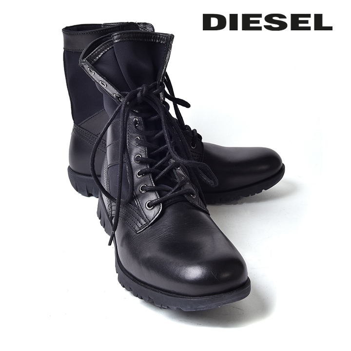 ディーゼル DIESEL レザーブーツ 靴 メンズ 本革レザー