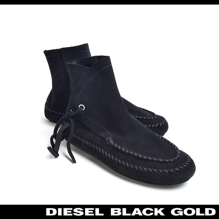 DIESEL BLACK GOLD ディーゼルブラックゴールド ヌバックレザー