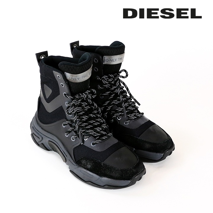 ディーゼル DIESEL ハイカットスニーカー 靴 メンズ スウェード切替