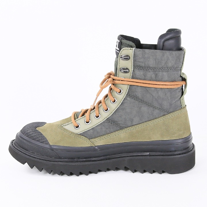 DIESEL ホワイト ハイカットブーツ bravas_22110614203