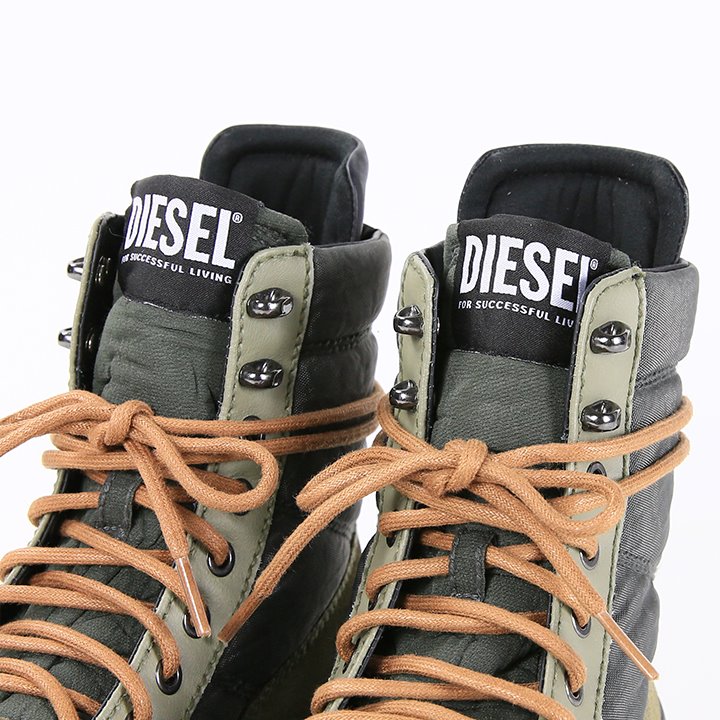 ディーゼル ショートブーツ DIESEL 水色 スカイブルー スニーカーブーツ 現地価格セール ブルー（青）系 DIESEL(ディーゼル) ブーツ